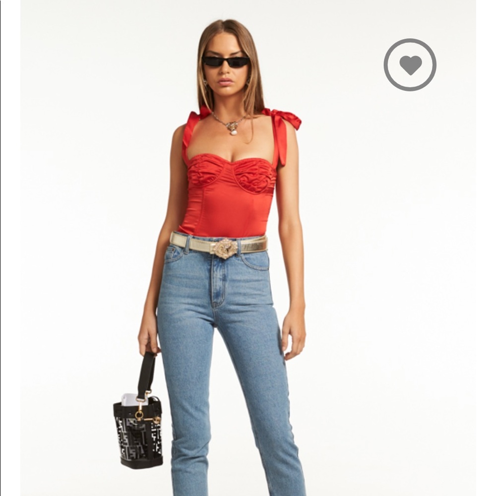 Lioness Boo’d Up Top Red NWT